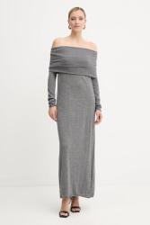 Liviana Conti gyapjú ruha - szürke XS