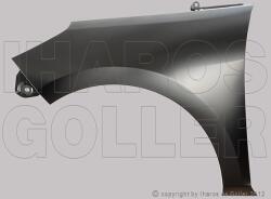 Ford Fiesta 2017-2021 - Első sárvédő bal, nem oldalvillogós