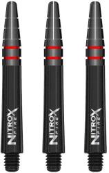 Red Dragon Nitro XFire Carbon fekete darts szárak Szár hossza: 36 mm