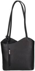 Rea Moda Olasz bőr 238 fekete válltáska és hátizsák