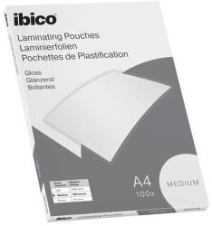 Ibico Meleglamináló fólia, 100 mikron, A4, fényes, IBICO "Medium" (100 db) (E627309)