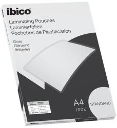 Ibico Meleglamináló fólia, 125 mikron, A4, fényes, IBICO "Standard" (100 db) (E627310)