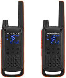 Motorola TLKR T82 adóvevő pár, 10km, 16 PMR csatorna, 121 csatorna, iVOX, IPX 4, ~18 óra üzemidő