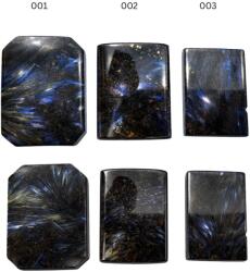  Cabochon din Anthofilit Dreptunghi 27-45 x 25-33 x 6-10 mm Structura Fibroasa pentru Piesa Centrala Bijuterie - 1 Buc