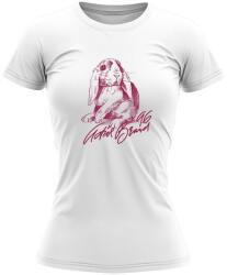 Northfinder tricou pentru femei din bumbac cu imprimeu white (107114-377-101)