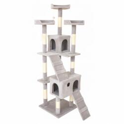 Nunbell Többszintes macskabútor kaparófával és búvóhelyekkel-1, 7m