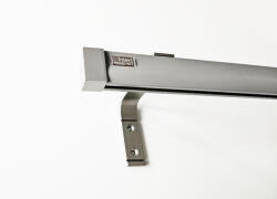  Novum greige színű 1 sínes alumínium profilkarnis - 250 cm