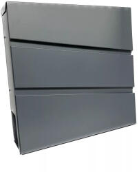 BW NOVA Szórólaptartós Postaláda, Modern, Antracit (Z-2050860-V)