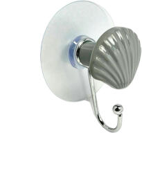 BW Fürdőszobai Akasztó öntapadós Kagyló Szürke (z-2000807-5-v)