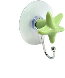 BW Fürdőszobai Akasztó öntapadós T. Csillag Zöld (z-2000800-2-v)