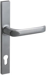 Gomboss/perfekto Felix szögletes Biztonsági Bejárati ajtókilincs Szatén króm 90mm PZ (25-Z00067-12)