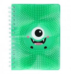 Starpak Szörnyecskés spirálos notesz, napló szilikon borítóval A5-ös (553737)