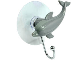BW Fürdőszobai Akasztó öntapadós Delfin Szürke (z-2000813-5-v)