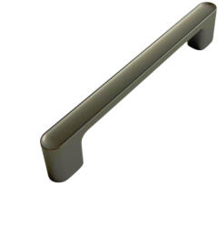 BW Bútorfogantyú Szögl. 128mmmatt Feketenikk 26 (z-2040255-v)