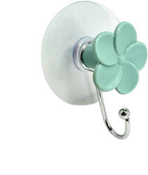 BW Fürdőszobai Akasztó öntapadós Virág Kék (z-2000819-3-v)