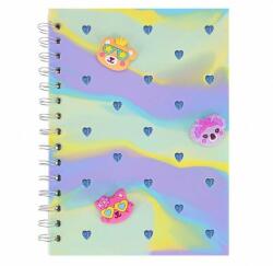 Starpak szilikon borítású sima spirálfüzet A5 - Állatos (537168)