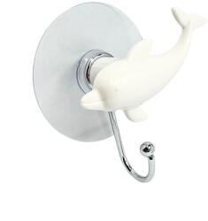 BW Fürdőszobai Akasztó öntapadós Delfin Fehér (z-2000813-1-v)