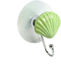 BW Fürdőszobai Akasztó öntapadós Kagyló Zöld (z-2000807-2-v)