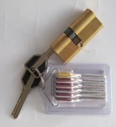 HI-SEC Hengerzárbetét 45/45mm Réz 8k! . F. V. Kínai Ajtóhoz Hi-sec (z-1600066-v)