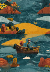 Takoy PANEL Wellsoft polár/fleece takaró varrásához 140x200 horgász reggel