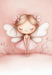 Takoy PANEL Wellsoft polár/fleece takaró varrásához 140x200 rózsaszín tündér Pavli