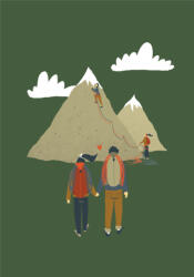 Takoy PANEL Wellsoft polár/fleece takaró varrásához 140x200 hegymászók sötétzöld alapon