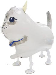 Mezőfi Team Kft Sétáló fólia lufi, cica forma, 58*46 cm