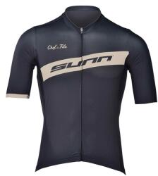 SUNN Kerékpáros mez rövid ujjú, férfi, fekete