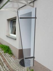 LANIT PLAST univerzális oldalfal a tetőhöz LANITPLAST UNI antracit / PLEXI (LG2185) - lanitgarden