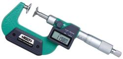 INSIZE Micrometru digital cu discuri si arbore nerotativ INSIZE 0-25mm, rezolutie 0, 001mm (3594-25A)
