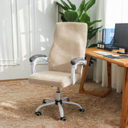 Forcheer ForgószékHuzat (XL-es, bársonyos, 1 részes, drapp barna)