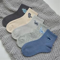 Aura Via Fiú köztes szárú dínós zokni szett - 5 pár/szett 28-31 112910