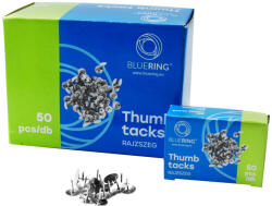 Bluering Rajzszeg műszaki, nikkelezett 50 db/doboz Bluering® (49085) - iroda-ellatas