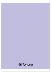 Fortuna Füzet vonalas FORTUNA Monocolor A/5 32 lapos 21-32 4-8. osztályos pasztell lila (01.02091) - papir-bolt