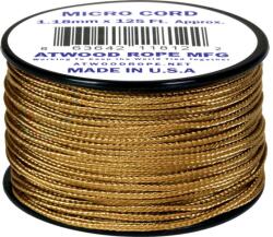 OSTATNÉ Micro Cord Tan 1.18mm x 125ft (RG1276)