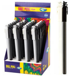 Centrum Golyóstoll Centrum 0, 7mm BLACK&WHITE CAT készlet kék tintával, 2db (89034)