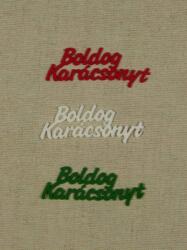 Penta collection Filc felirat Boldog Karácsonyt 3 db (piros-fehér-zöld)