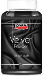 Pentart Bársonypor fekete min. 17 g