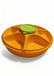 Tupperware Preludio Tálalócentrum 6×2, 5 dl - 5 rekeszes party kínáló tetővel
