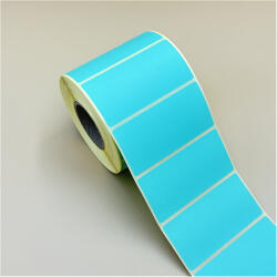  80x40mm direkt THERMO címke 1000 db/40gy - TÜRKIZ (7471U)
