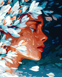 Alkotásutca Könnycsepp - Számfestő készlet kereten 40x50