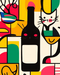 Alkotásutca Korty és karma - Számfestő készlet kereten 40x50