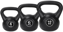 Timelesstools Kettlebell szett, 4-6-10 kg