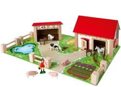Eichhorn Ferma din lemn Eichhorn 51x36x17 cm cu 20 accesorii (S100004309) - ookee