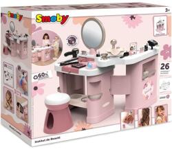 Smoby Salon de infrumusetare Smoby My Beauty Center roz cu 26 accesorii (S7600320256)