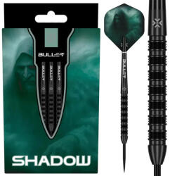 BULL'S Darts Darts szett Bullet Shadow steel 23g 90% gravírozott