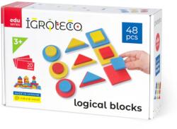 IGROTECO Blocuri logice din lemn, 48 piese (IG408)