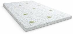 Pucioasa Topper saltea Memory 150x190 cm, 5 cm, Aloe Vera, husa detasabila cu fermoar