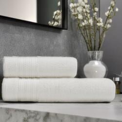 Lenjerii Deosebite Set 2 prosoape baie bumbac 100% în cutie cadou, terry 500 GSM, Micra Crem Prosop