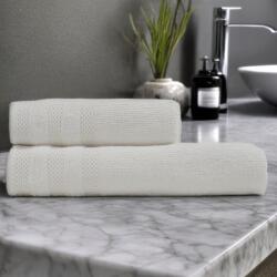 Lenjerii Deosebite Set 2 prosoape baie bumbac 100% în cutie cadou, terry 500 GSM, Rabi Crem Prosop